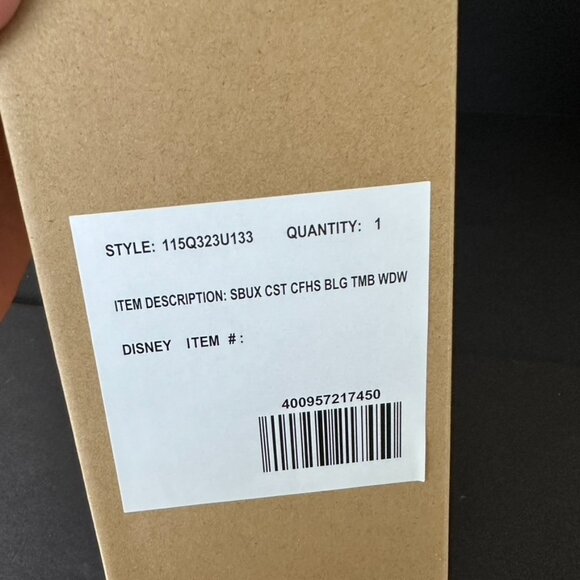 Starbucks Walt Disney World Parks Geometric Castle Tumbler With Straw Red Pink - Picture 6 of 6